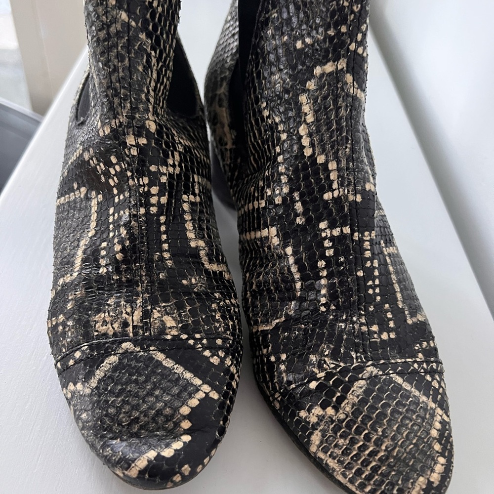 Chic Isabela Marant Danae Python Bootie - image 5